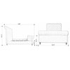 Manhattan Comfort Empire Queen Bed in Charcoal BD001-QN-CC